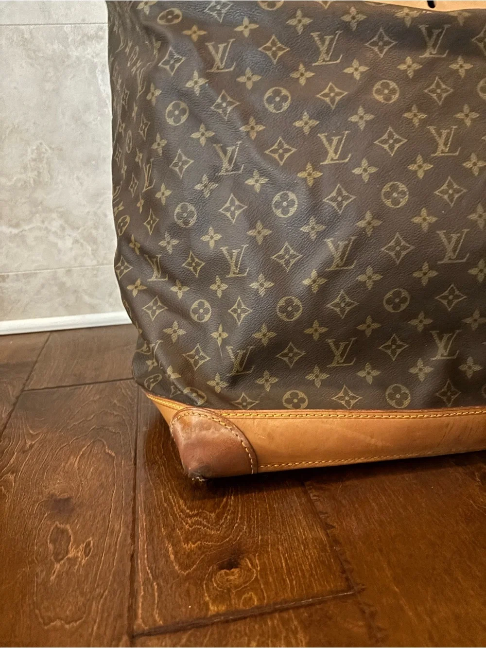 Authentic Louis Vuitton Monogram Canvas Steamer 65 Travel Bag